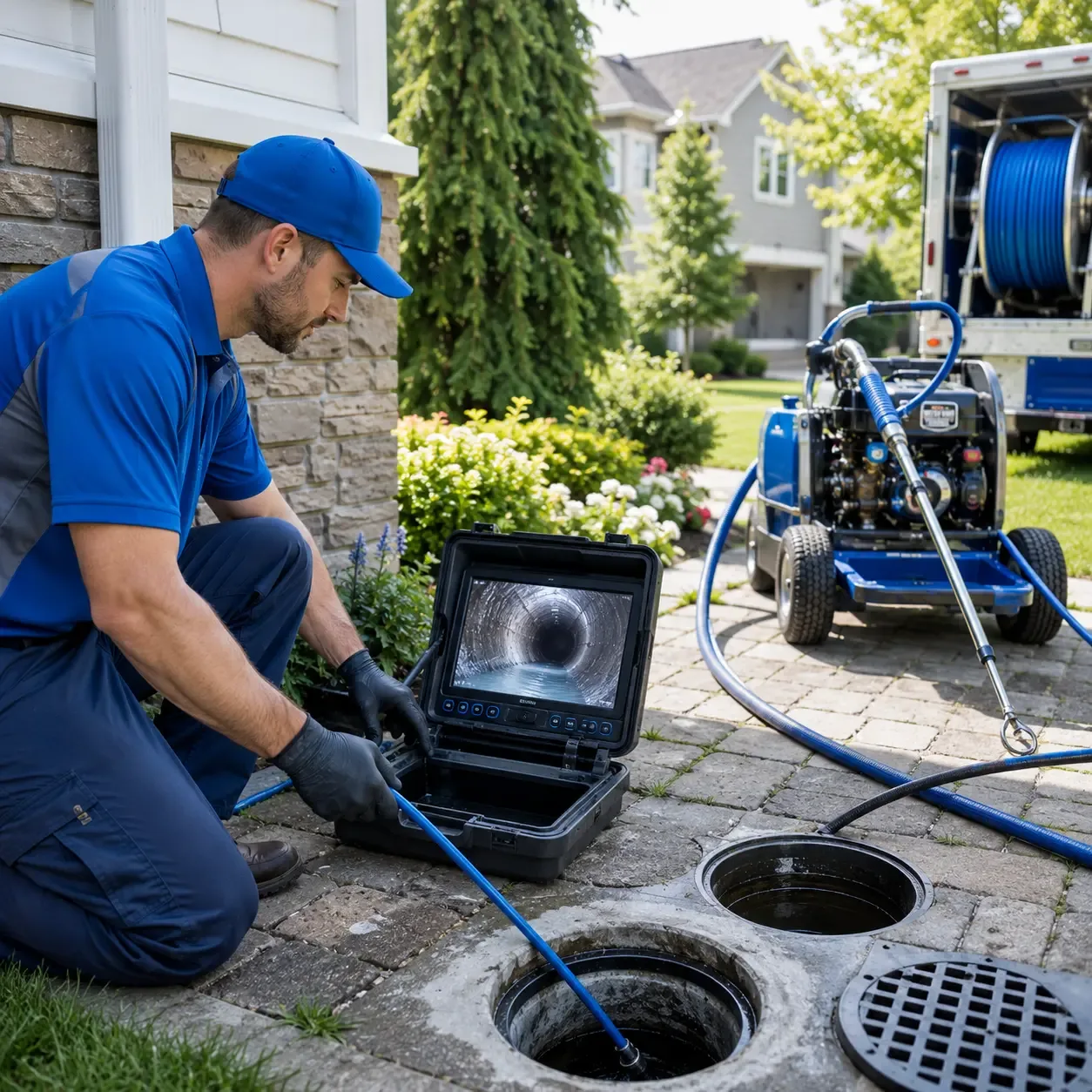 Outdoor drain cleaning professionals serving West Columbia, WV