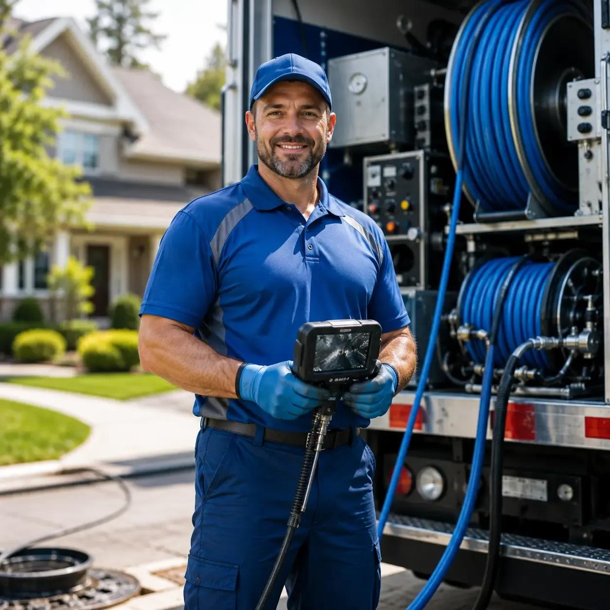 Local outdoor drain cleaning specialists in West Columbia, WV